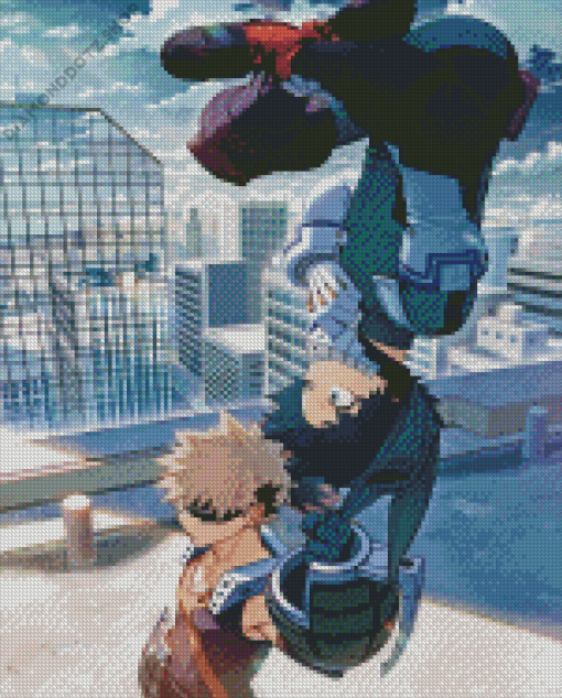 Bakugo And Deku Diamond Painting