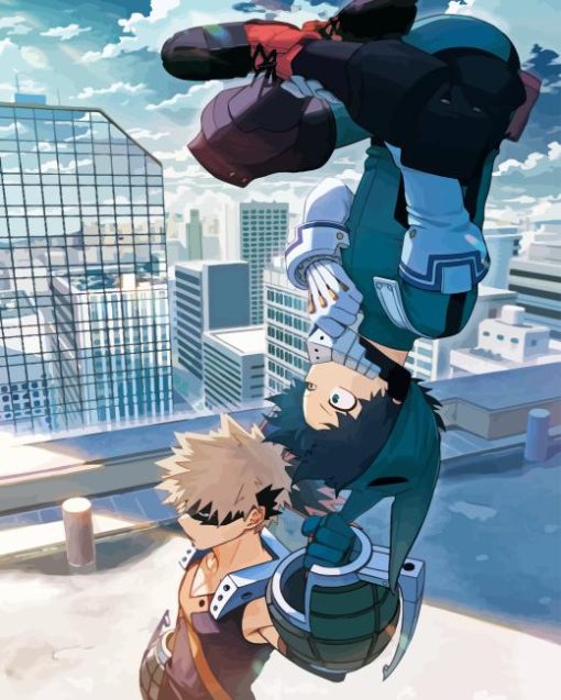 Bakugo And Deku Diamond Painting