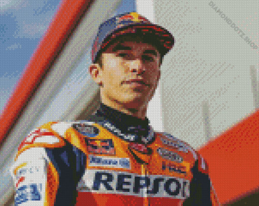 Marc Marquez Diamond Painting