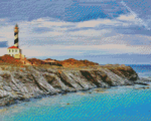 Far De Favaritx Lighthouse Diamond Painting