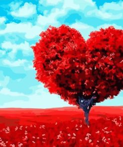 Tree Heart Diamond Painting
