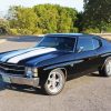 1971 Chevelle Black Car Diamond Painting