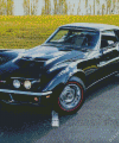 68 Corvette Diamond Painting