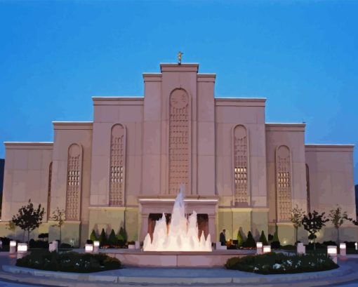 Albuquerque Temple Building Diamond Painting