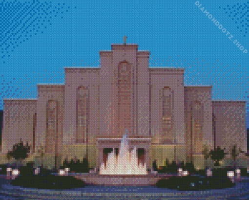 Albuquerque Temple Building Diamond Painting