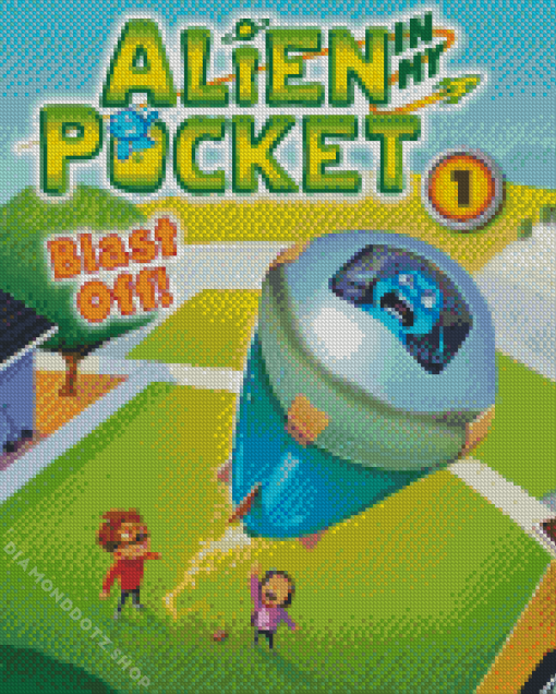 Alien In My Pocket Poster Diamond Painting