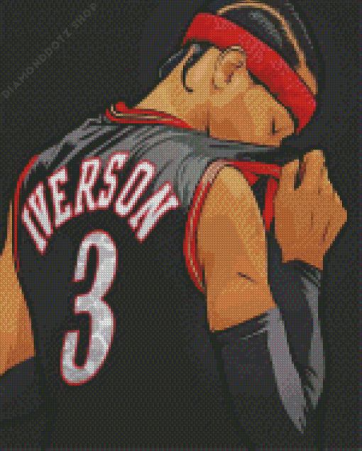 Allen Iverson Player Diamond Painting