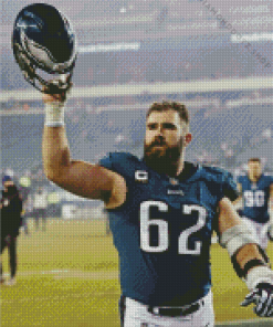 American Footballer Jason Kelce Diamond Painting