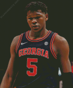 Anthony Edwards Georgia Player Diamond Painting