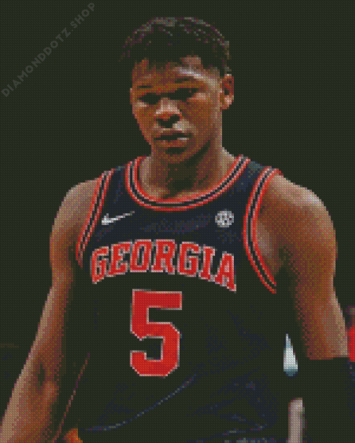 Anthony Edwards Georgia Player Diamond Painting