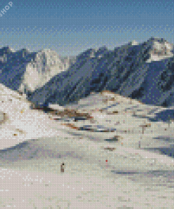 Austria Stubai Glacier Diamond Painting