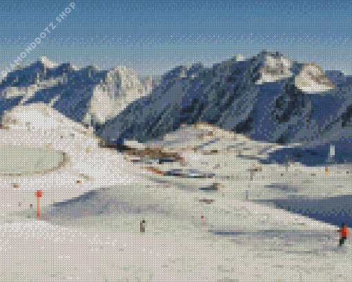 Austria Stubai Glacier Diamond Painting