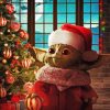 Baby Yoda Christmas Diamond Painting