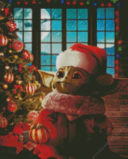 Baby Yoda Christmas Diamond Painting