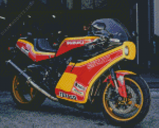 Barry Sheene Suzuki Diamond Painting