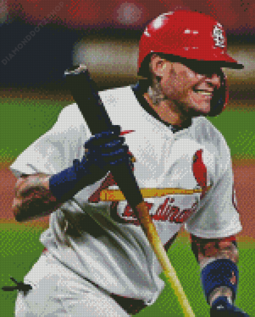 Baseballer Yadier Molina Diamond Painting