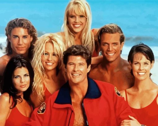 Baywatch Characters Diamond Painting