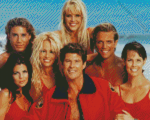 Baywatch Characters Diamond Painting