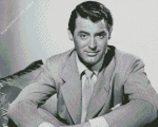 Black And White Cary Grant Diamond Painting