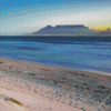 Bloubergstrand With Table Mount Diamond Painting