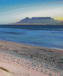 Bloubergstrand With Table Mount Diamond Painting