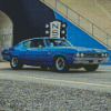 Blue Chevelle Super Sport Diamond Painting