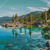 Blue Lake Tahoe California Diamond Painting