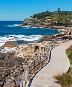 Bondi To Coogee Walk Diamond Painting