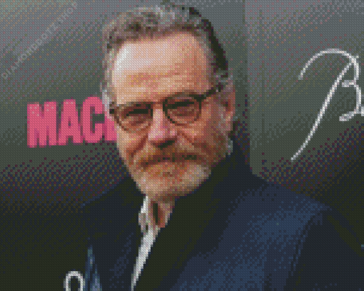 Bryan Cranston With Glasses Diamond Painting