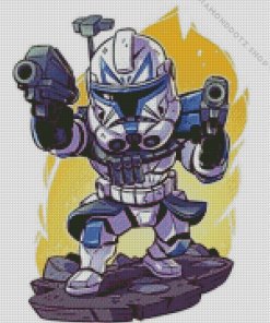 Captain Rex Art Diamond Painting