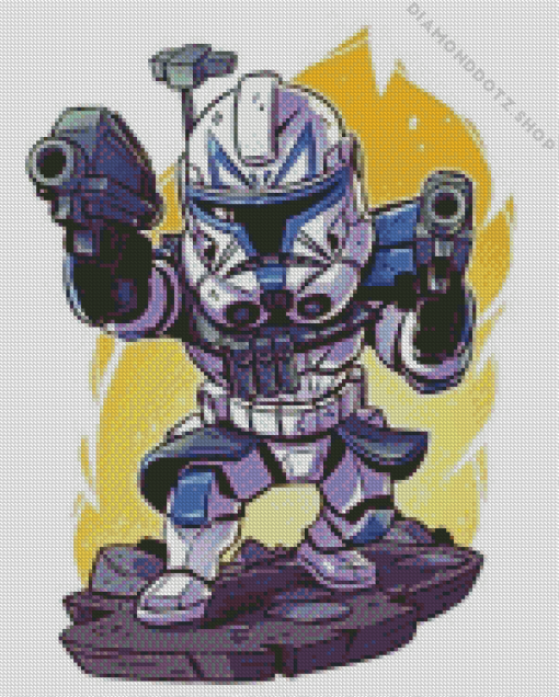 Captain Rex Art Diamond Painting