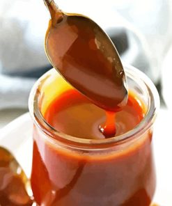 Caramel Sauce Diamond Painting