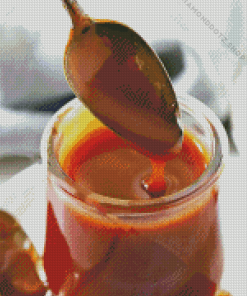 Caramel Sauce Diamond Painting