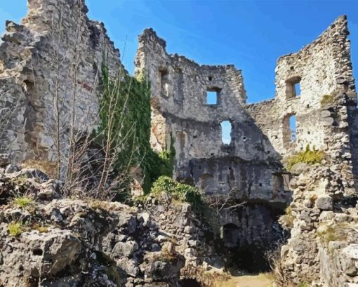 Castle Of Samobor Diamond Painting