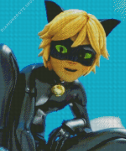 Cat Noir Adrien Agreste Miraculous Diamond Painting