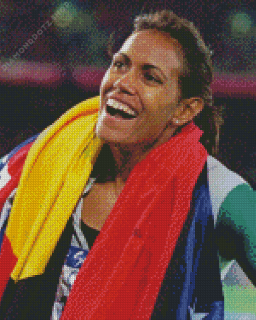 Athlete Cathy Freeman Diamond Painting