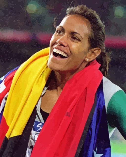 Athlete Cathy Freeman Diamond Painting