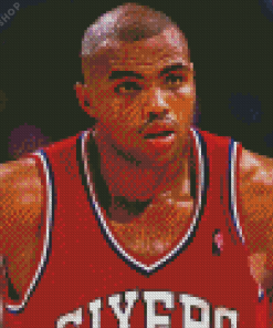 Charles Barkley Basketball Player Diamond Painting