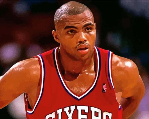 Charles Barkley Basketball Player Diamond Painting