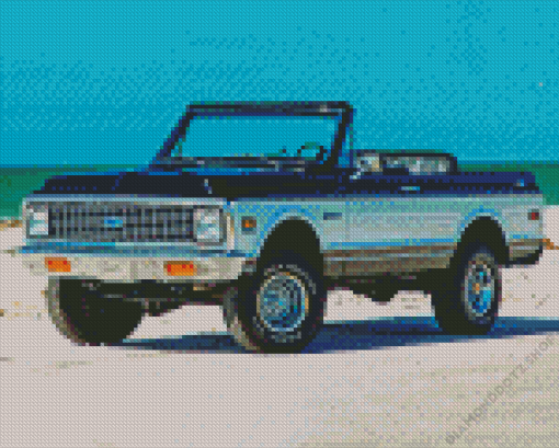 Chevy K5 Blazer Diamond Painting