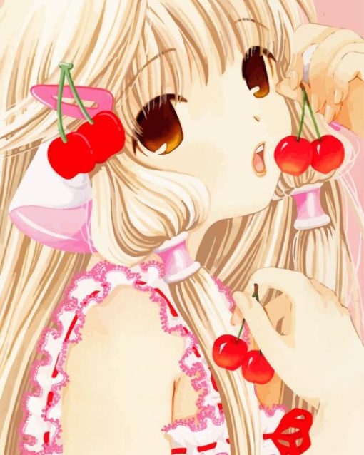 Chii Chobits Character Diamond Painting