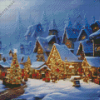 Christmas Village Diamond Painting