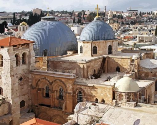 Churches Of The Holy Sepulchre Diamond Painting