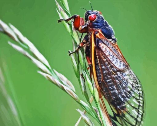 Cicada Diamond Painting