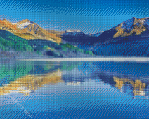 Colorado Trout Lake Reflection Diamond Painting