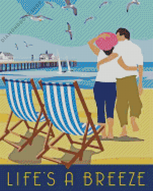 Couple In Southwold Diamond Painting