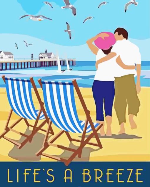 Couple In Southwold Diamond Painting