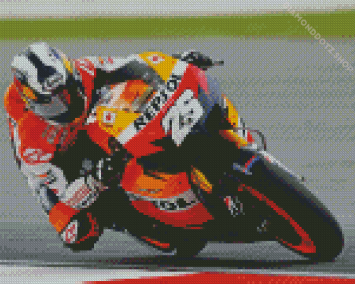 Dani Pedrosa Diamond Painting