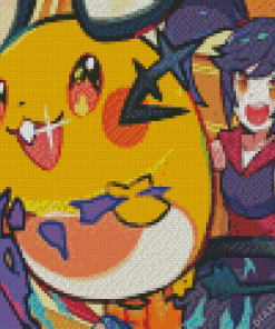 Dedenne Anime Diamond Painting