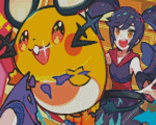 Dedenne Anime Diamond Painting